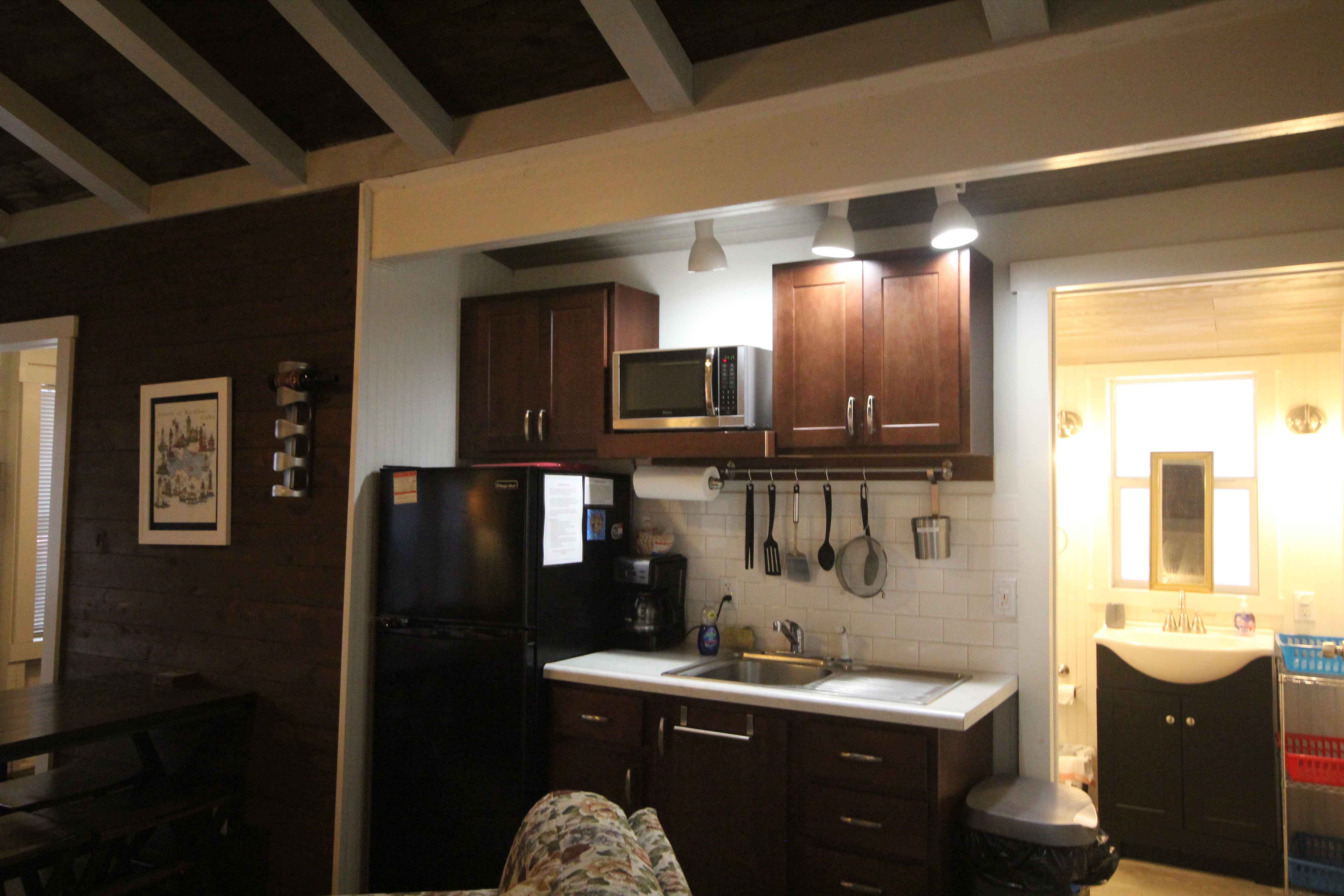 3 Bedroom Cottage Rental Whispering Surf Campground at Bass Lake Pentwater Michigan