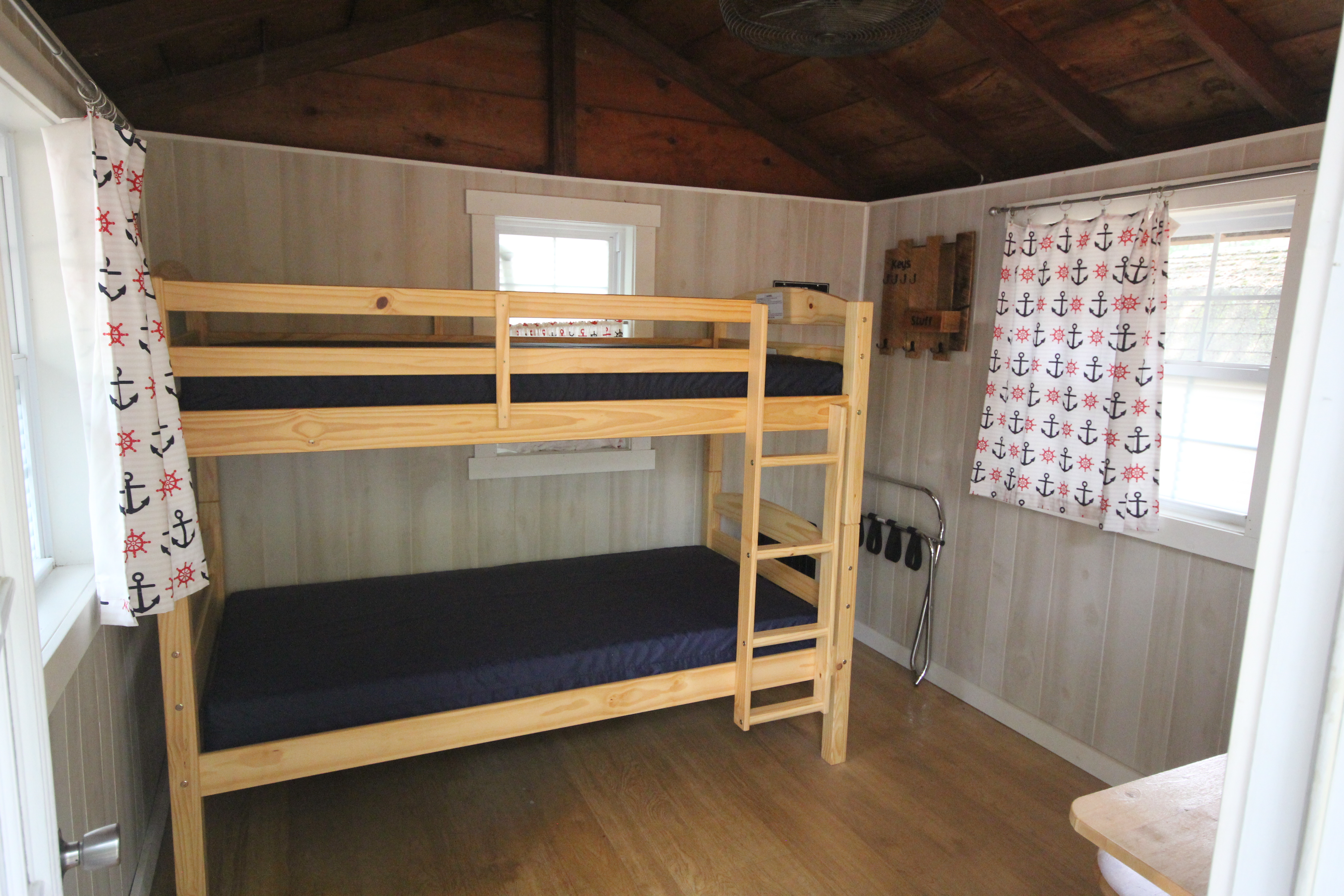 Rustic Cabin Whispering Surf Campground at Bass Lake Pentwater Michigan