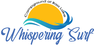 Whispering Surf Campground at Bass Lake Pentwater Michigan